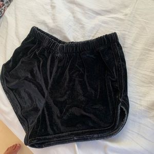 brandy Melville velvet shorts